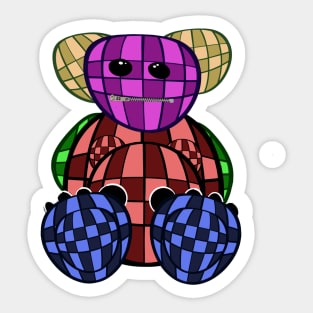 Teddy Keeps Quiet Sticker